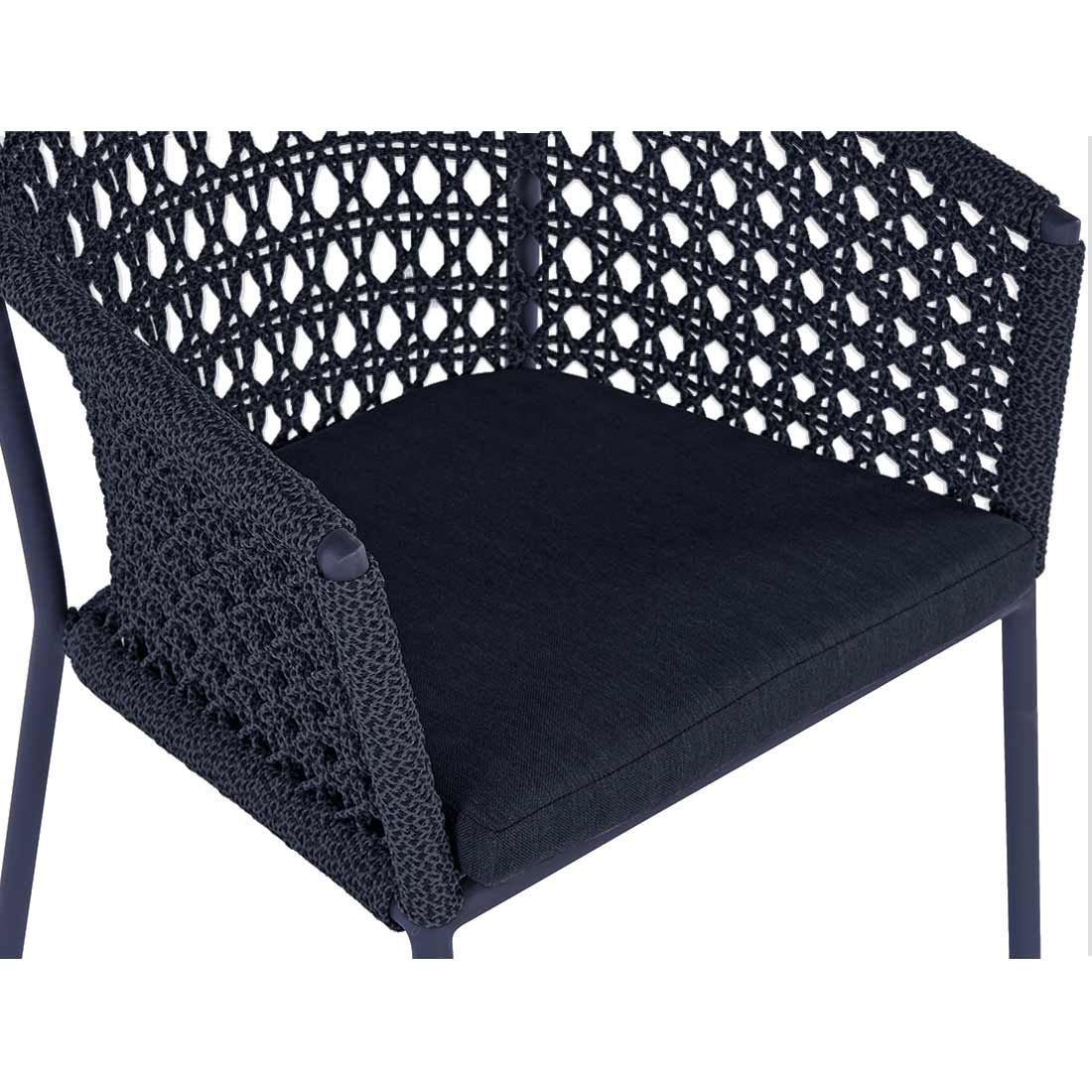 OUTLIV. Zui Gartensessel Aluminium/Rope inkl. Kissen
