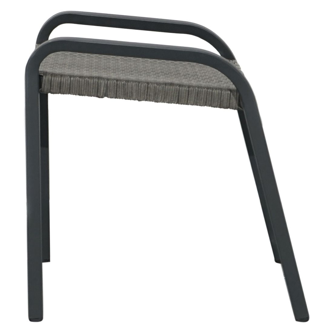 Ploß Kiribati Gartenhocker Aluminium/Geflecht