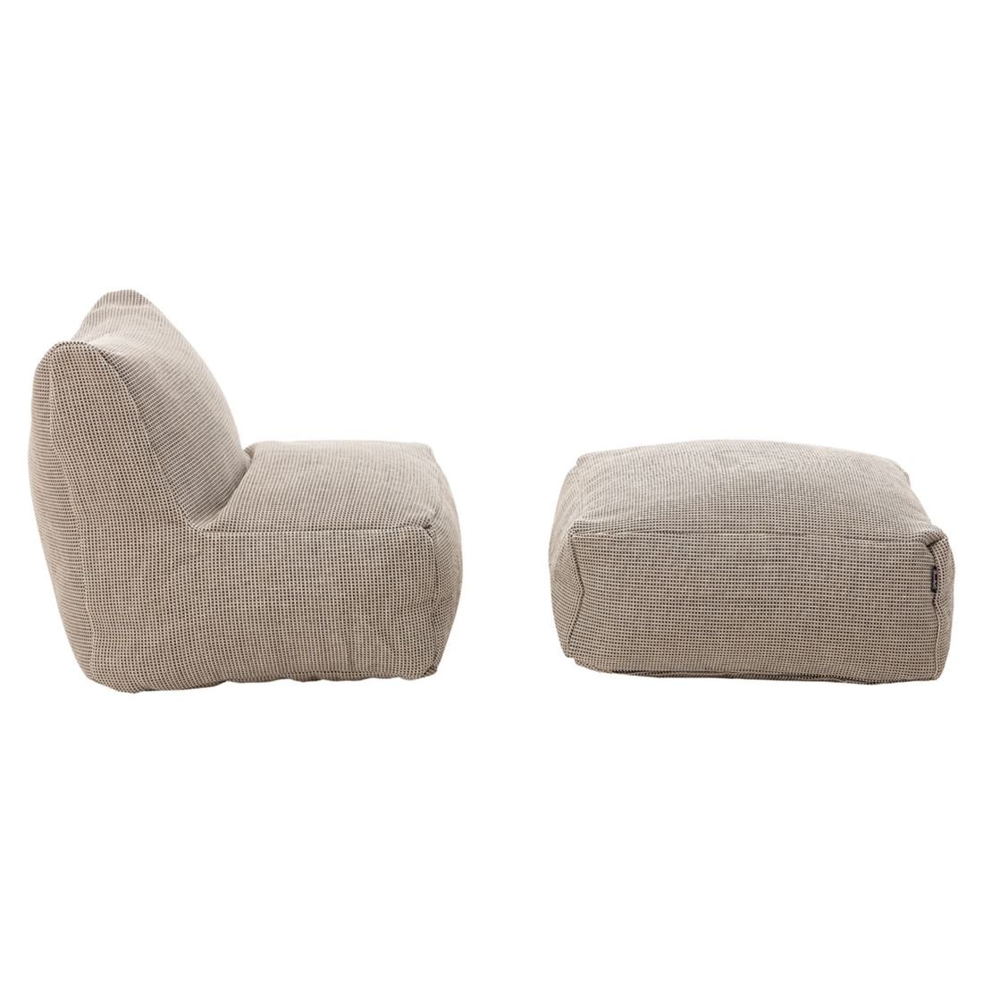 ROOLF Living Dotty Cloud Loungesessel inkl. Hocker Polypropylen