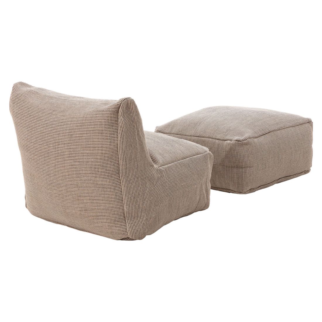 ROOLF Living Dotty Cloud Loungesessel inkl. Hocker Polypropylen