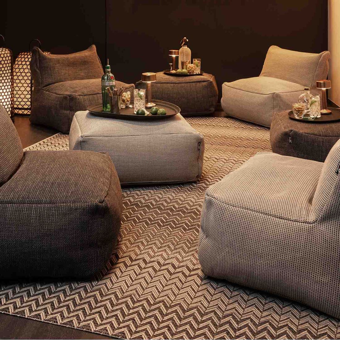 ROOLF Living Dotty Cloud Loungesessel Polypropylen