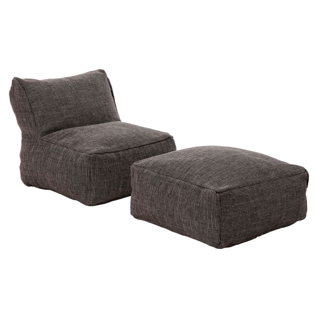 ROOLF Living Dotty Loungesessel inkl. Hocker Polypropylen