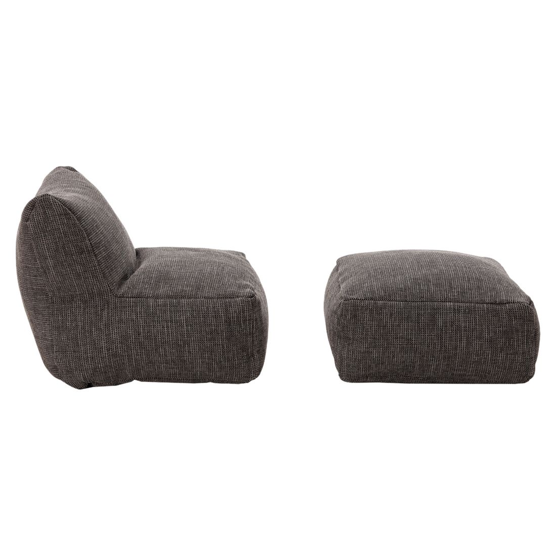 ROOLF Living Dotty Loungesessel inkl. Hocker Polypropylen