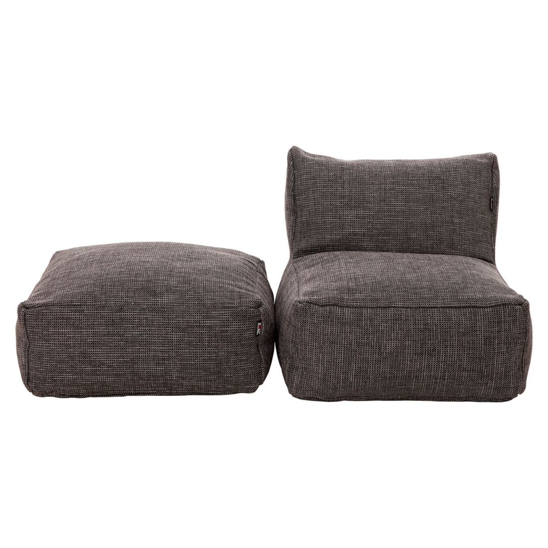 ROOLF Living Dotty Loungesessel inkl. Hocker Polypropylen