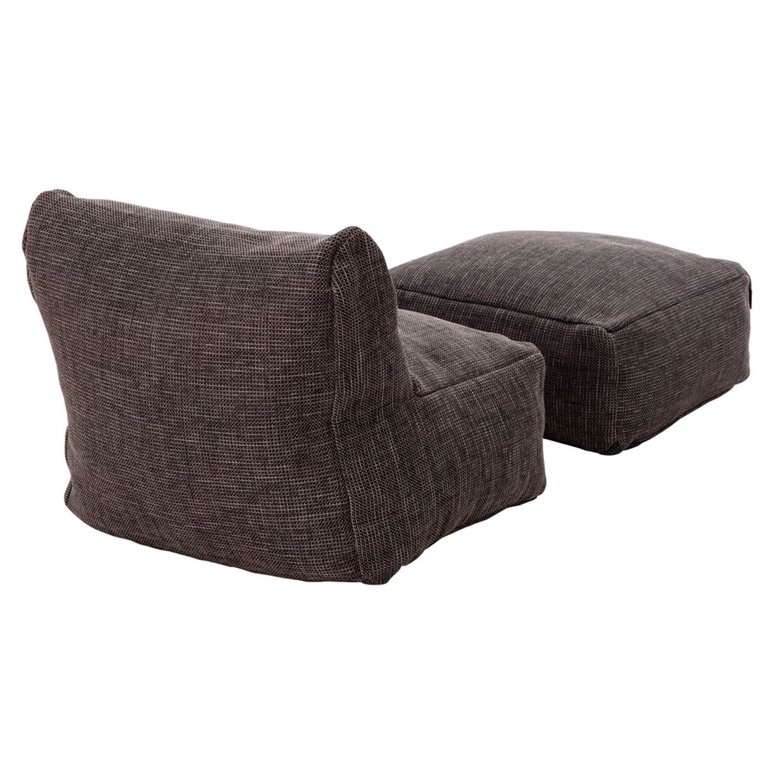 ROOLF Living Dotty Loungesessel inkl. Hocker Polypropylen