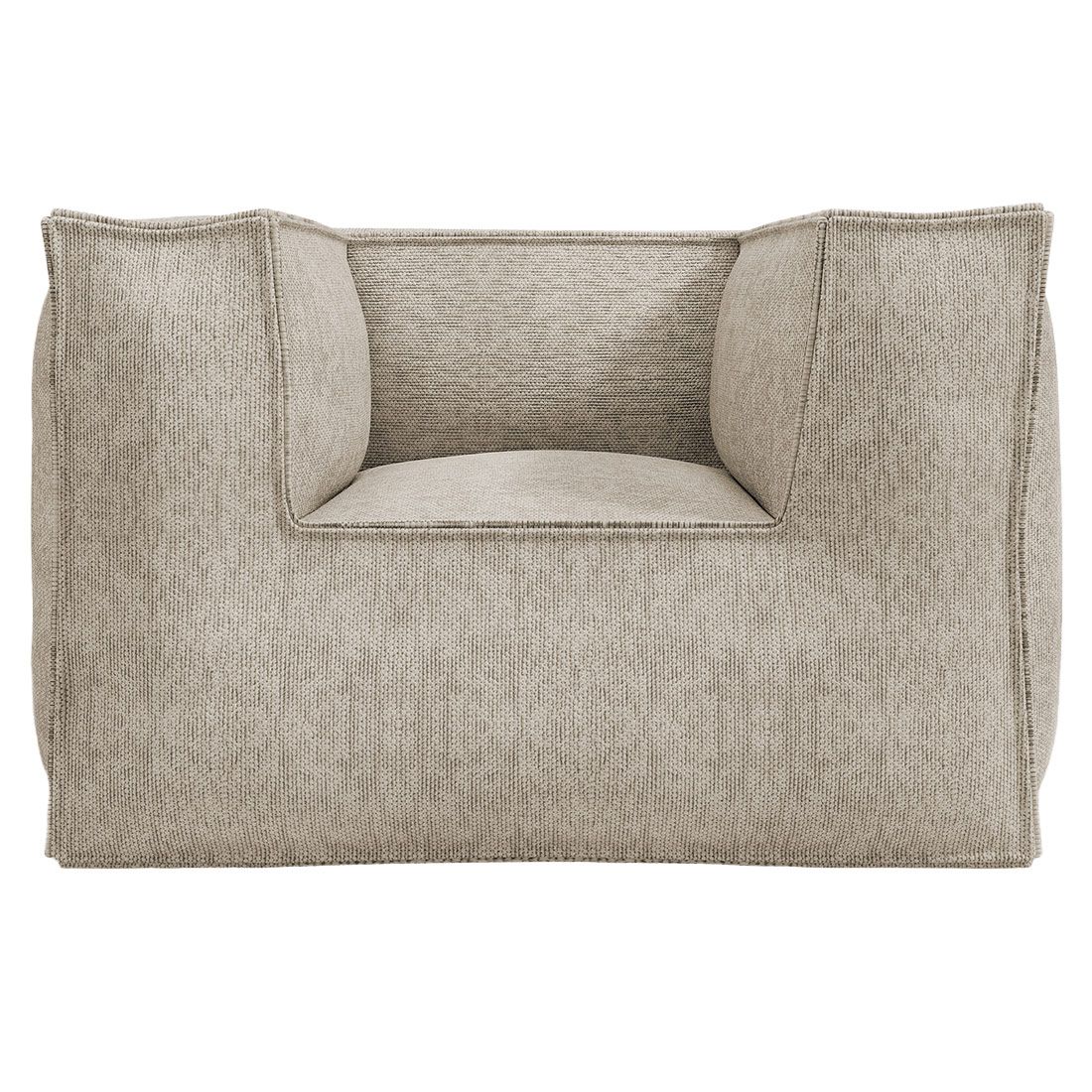 ROOLF Living Silky Loungesessel Polypropylen/Chenille