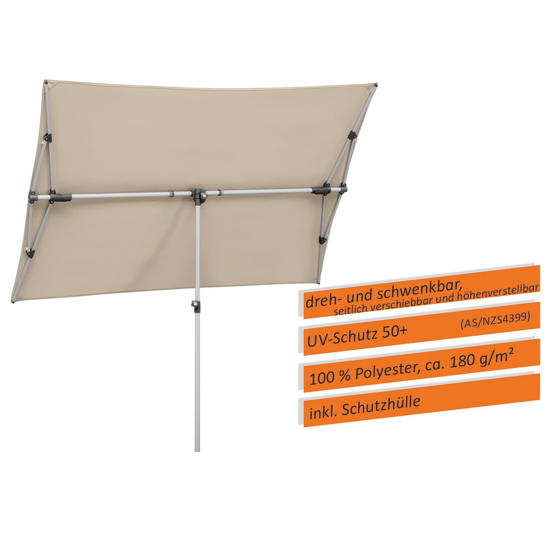 Schneider Novara Balkonschirm 190x140cm