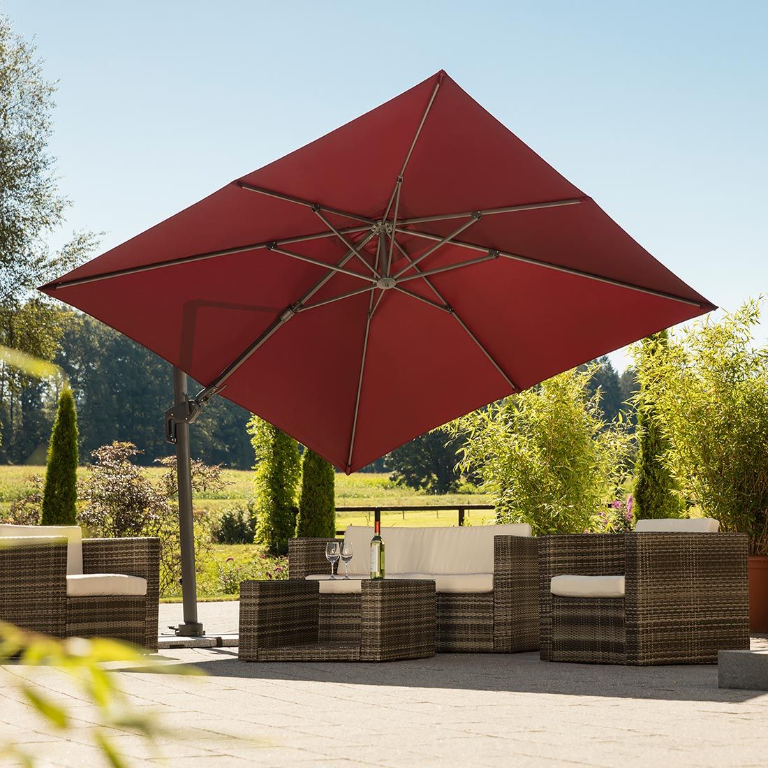 Schneider Rhodos Twist Ampelschirm 300x300cm