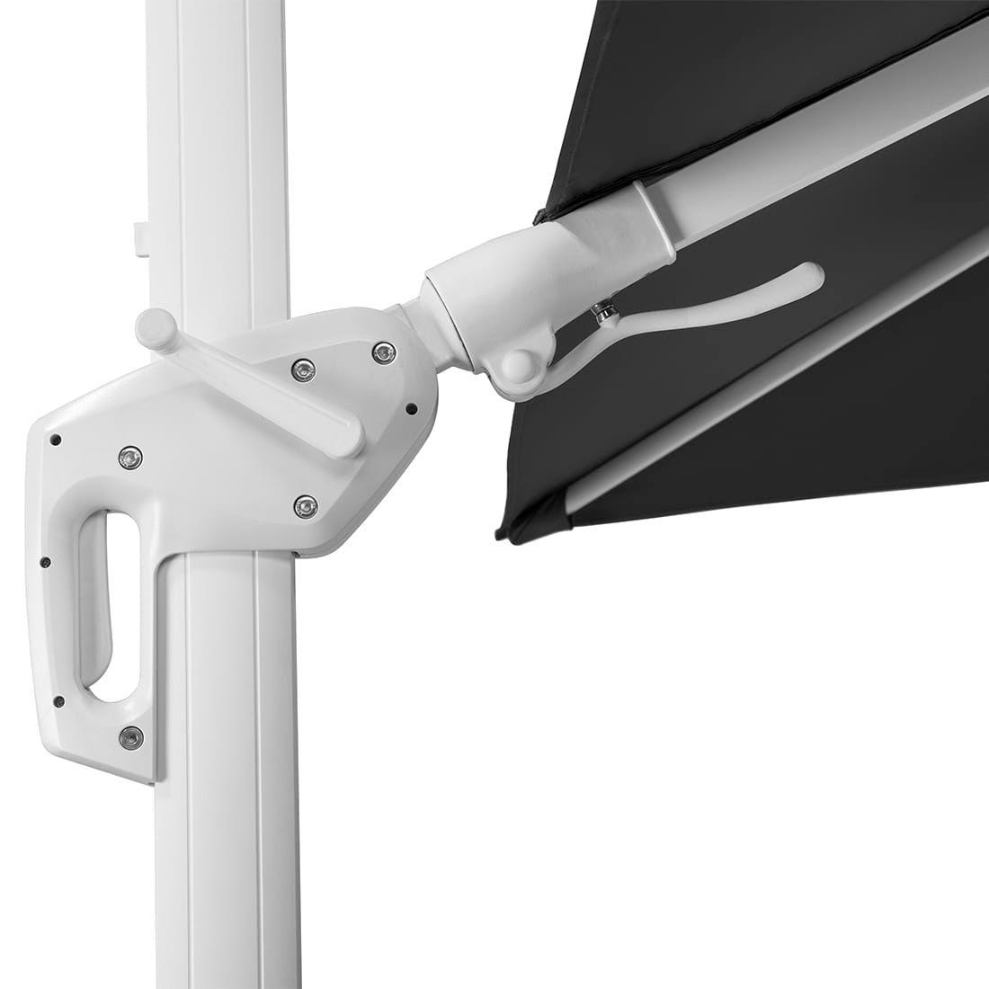 Schneider Rhodos Twist-Bianco Ampelschirm 300x300cm