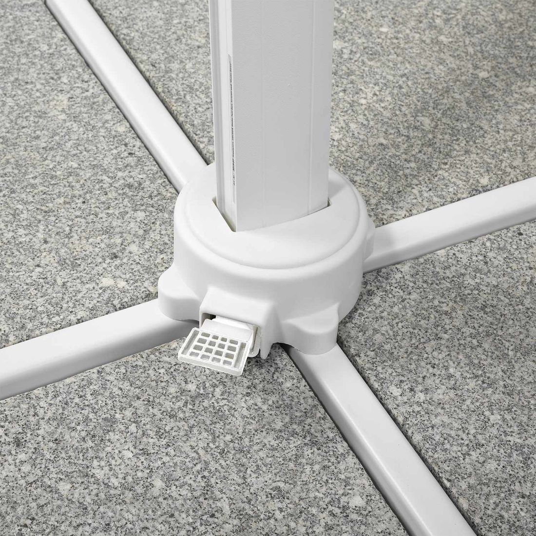 Schneider Rhodos Twist-Bianco Ampelschirm 300x300cm