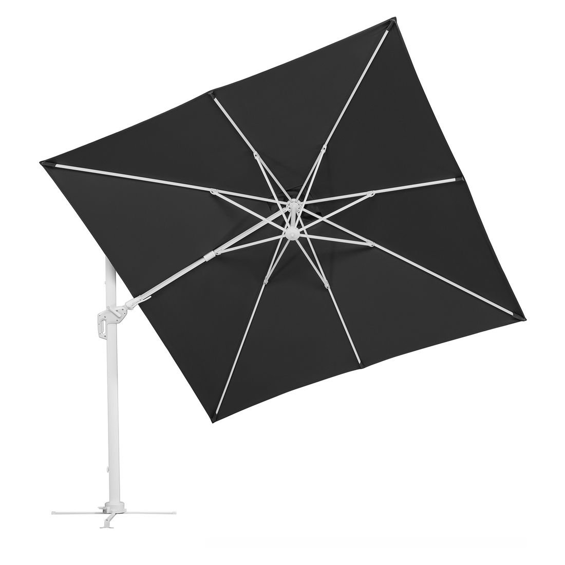 Schneider Rhodos Twist-Bianco Ampelschirm 300x300cm