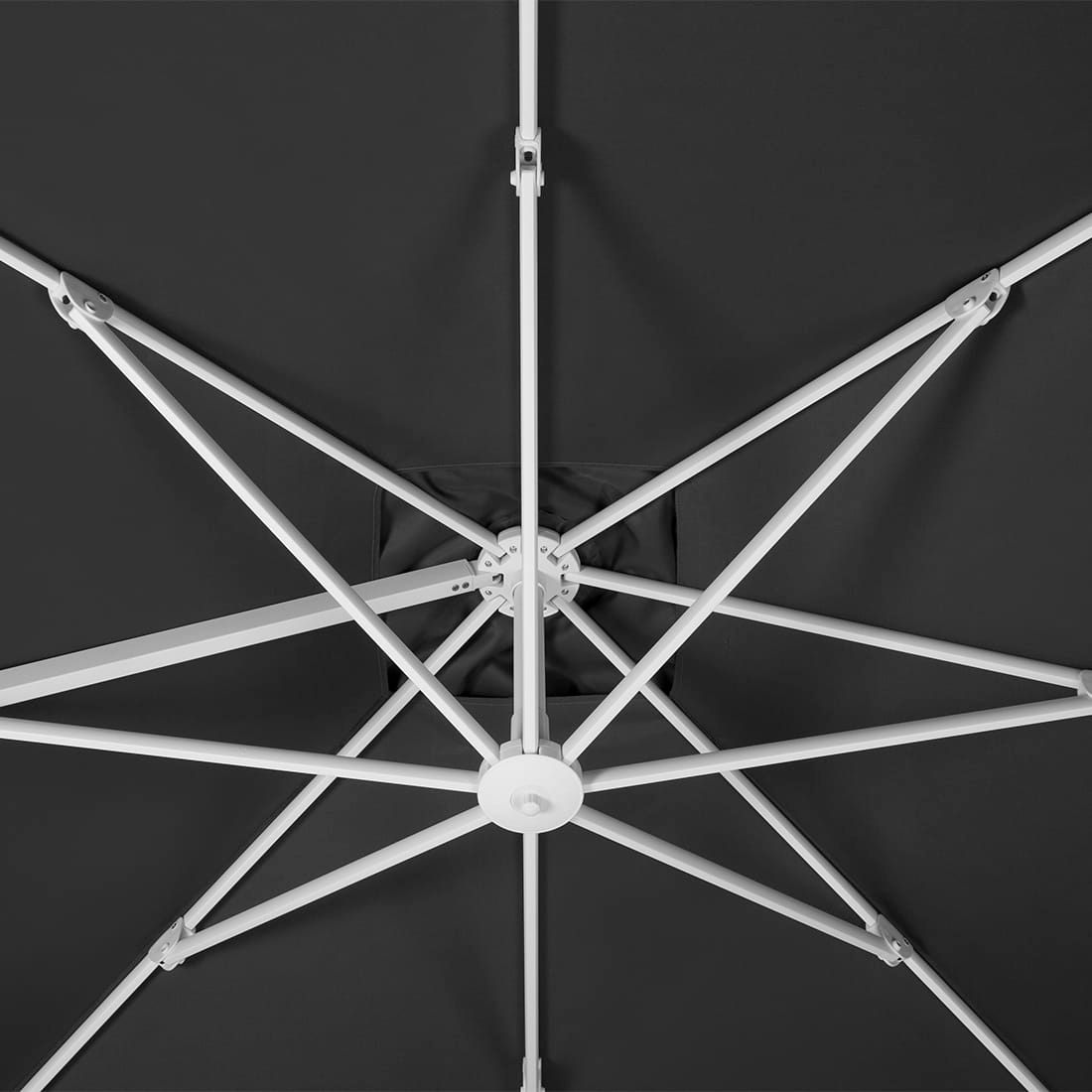 Schneider Rhodos Twist-Bianco Ampelschirm 300x300cm