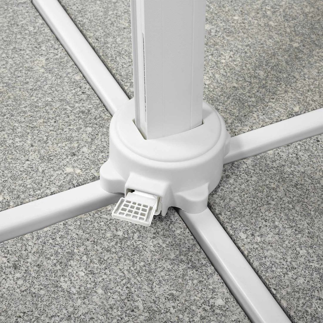 Schneider Rhodos Twist-Bianco Ampelschirm 300x300cm