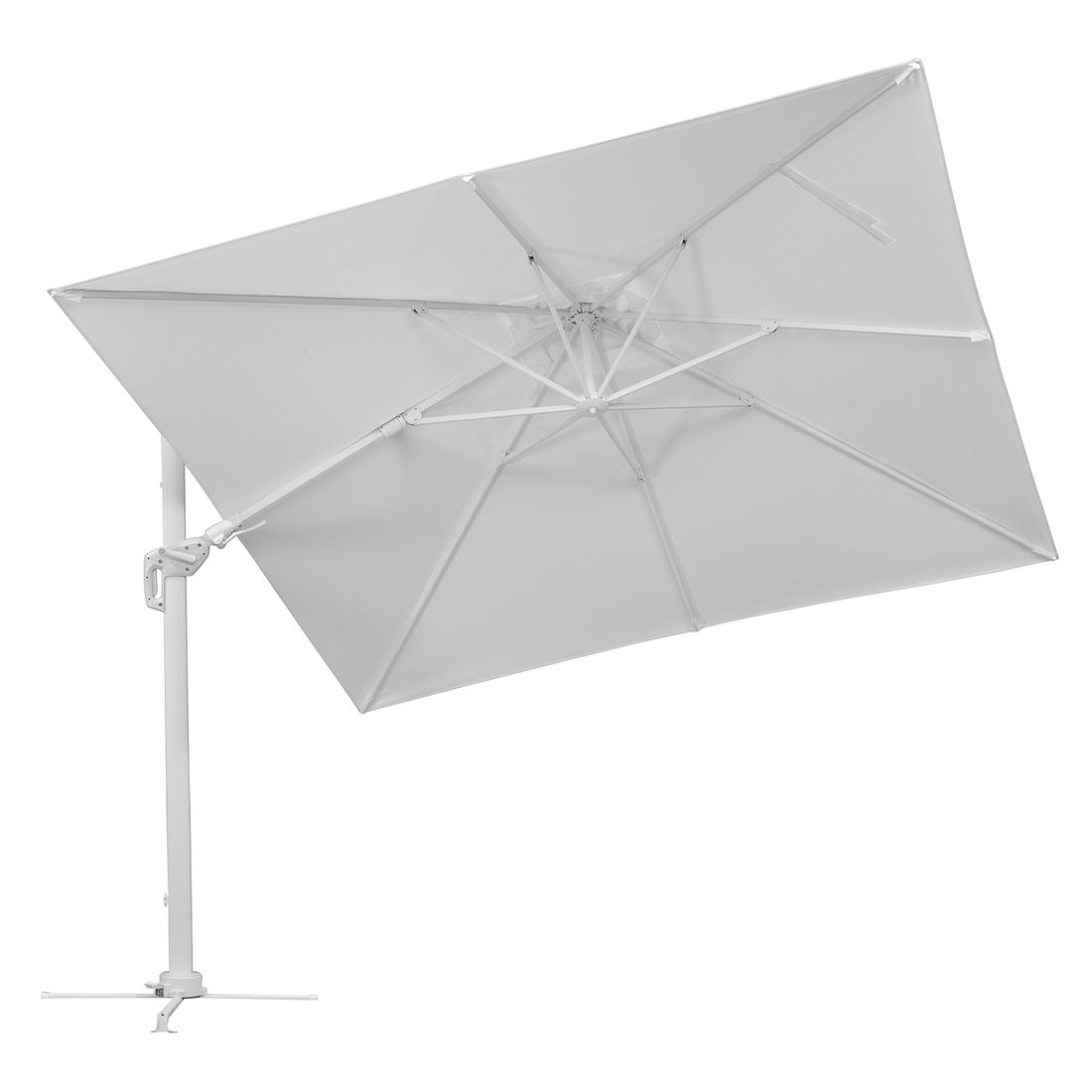 Schneider Rhodos Twist-Bianco Ampelschirm 300x300cm