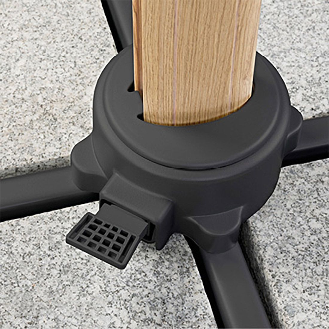 Schneider Rhodos Twist-Woody Ampelschirm 300x300cm