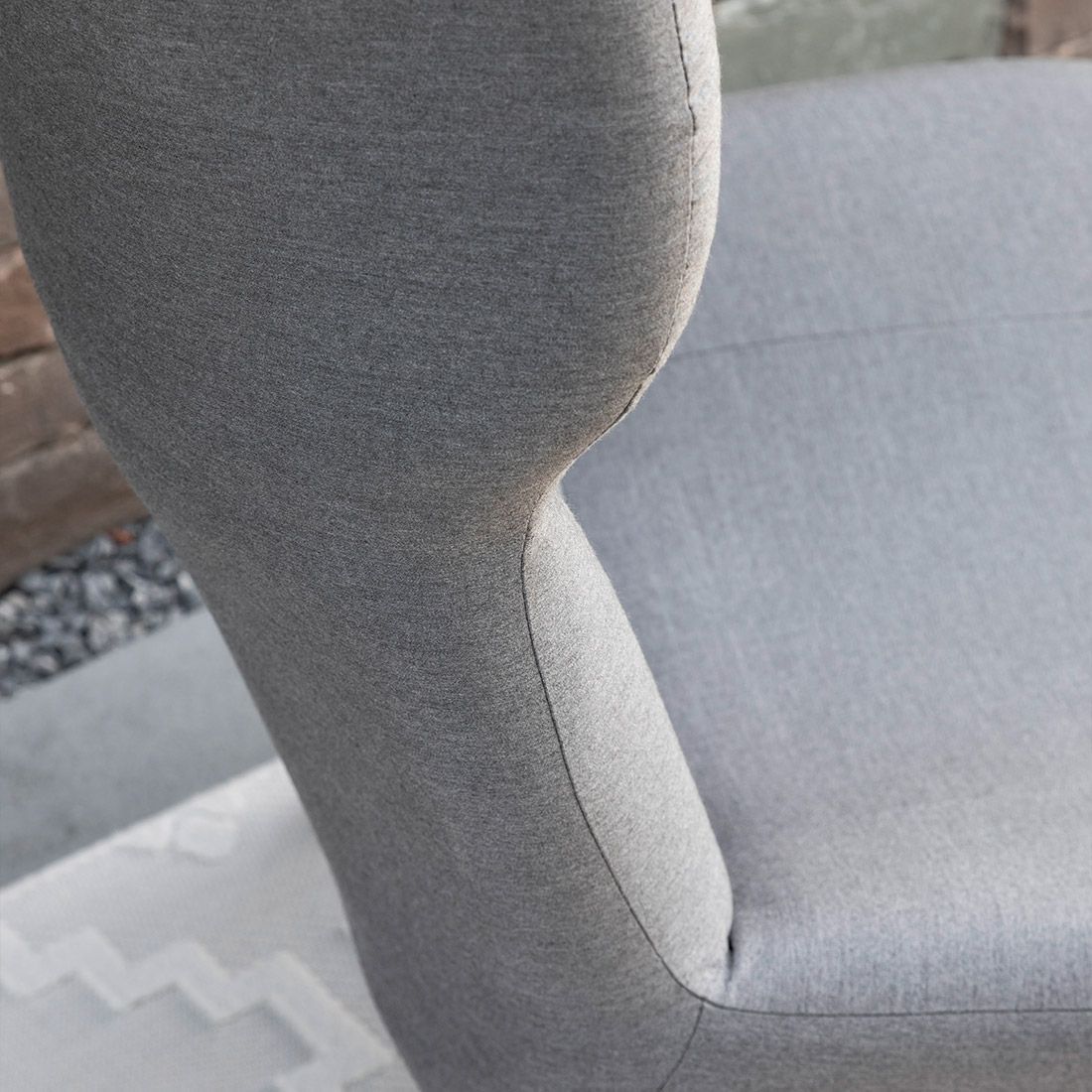 Schöner Wohnen Elin Loungesessel inkl. Hocker Aluminium/Sunbrella