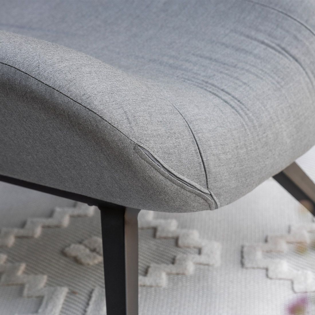Schöner Wohnen Elin Loungesessel inkl. Hocker Aluminium/Sunbrella