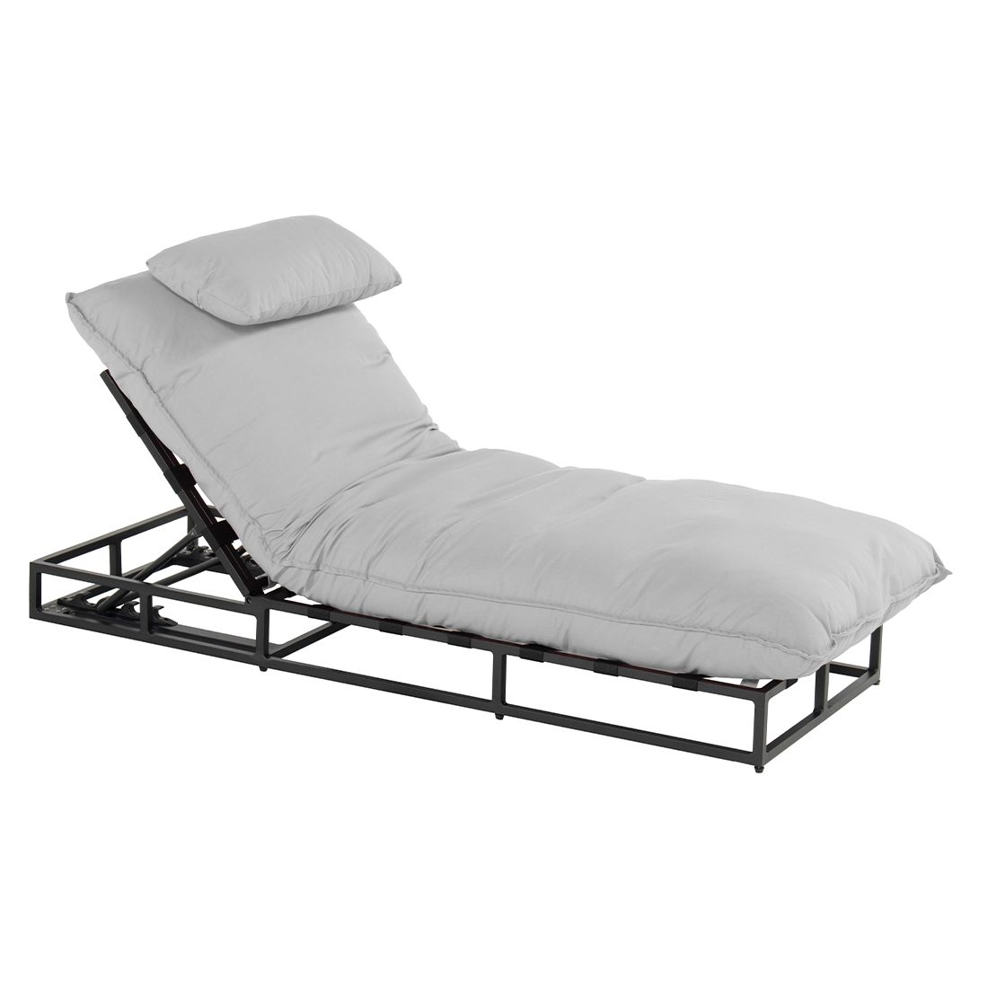 Schöner Wohnen Lunen Gartenliege verstellbar Aluminium/Sunbrella