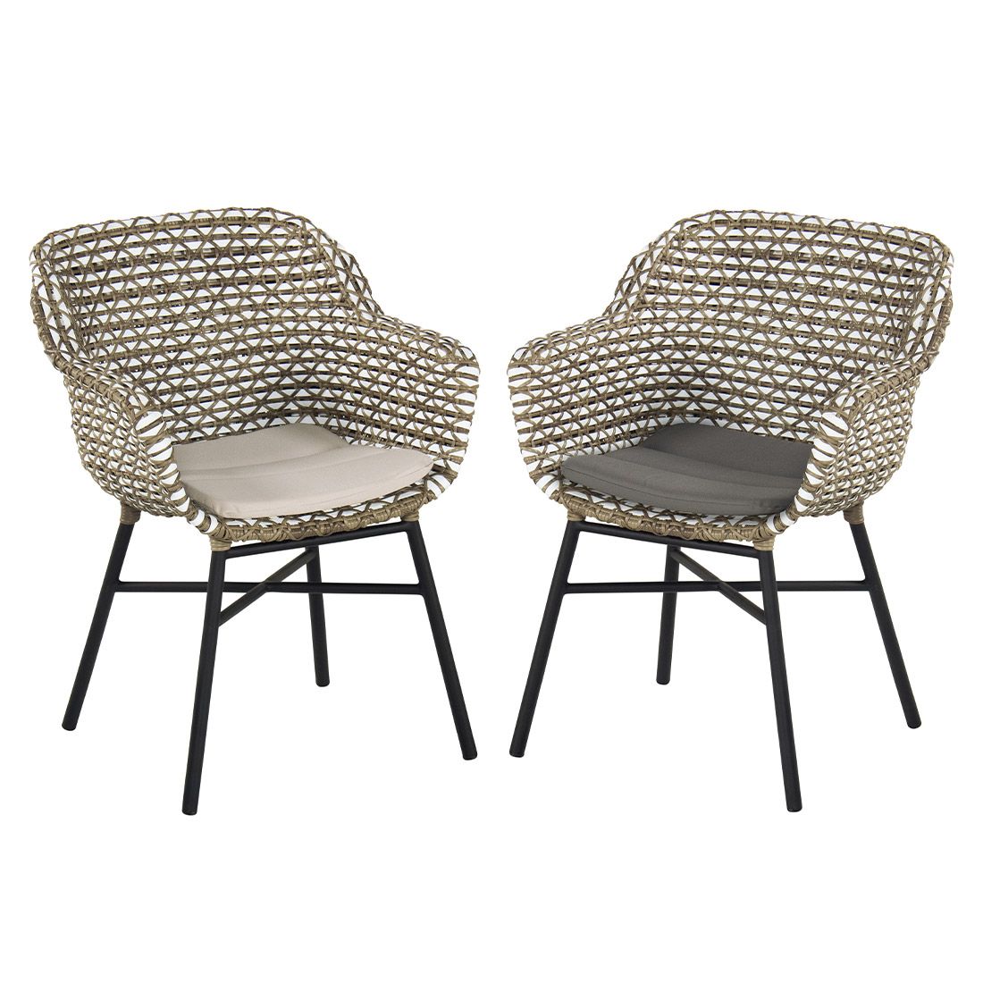 Schöner Wohnen Saba Gartensessel Aluminium/Kunststoff/Polyrattan