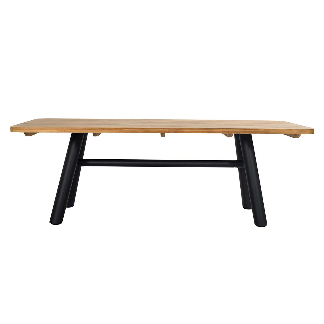 Schöner Wohnen Saba Gartentisch 220x100cm Aluminium/Teak