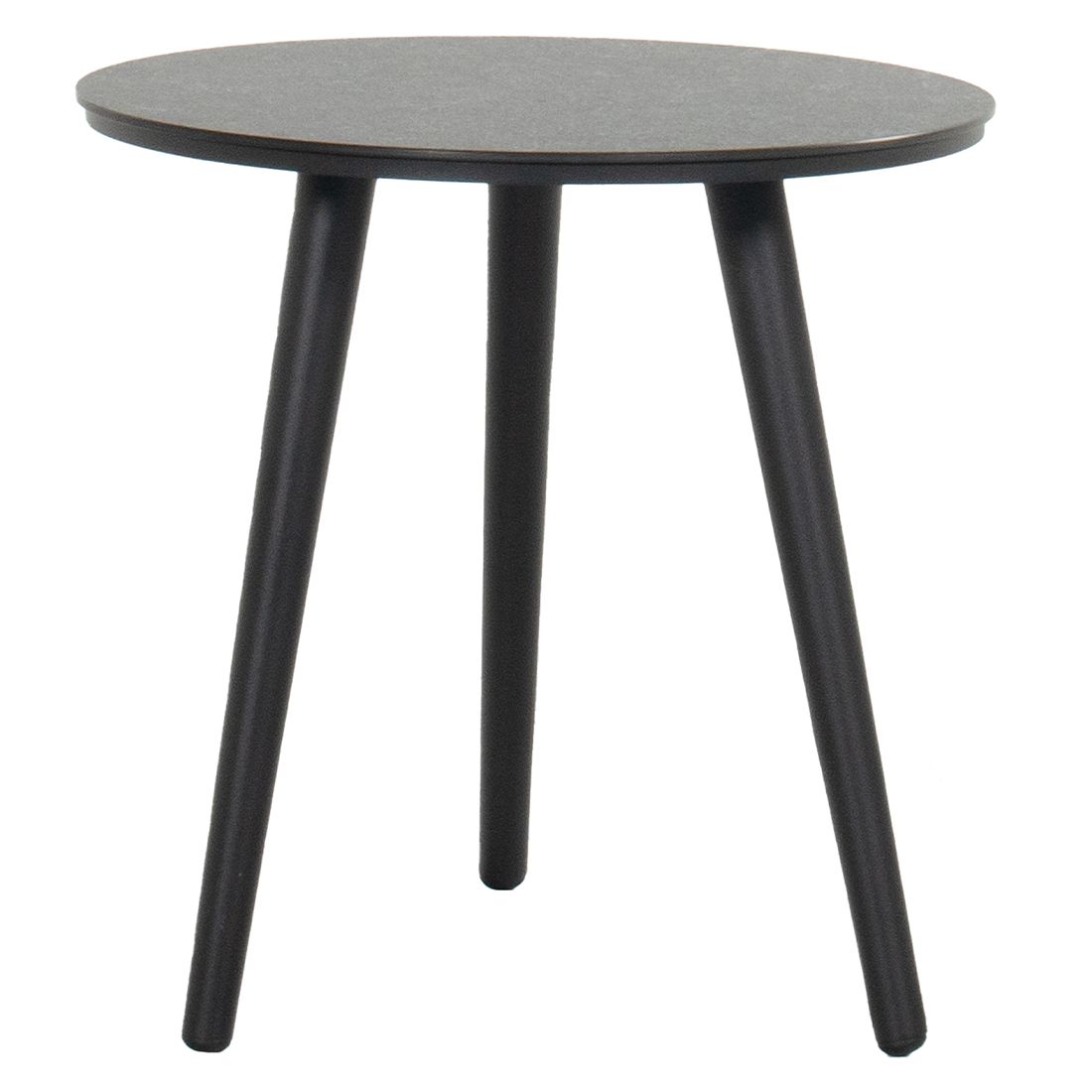 Schöner Wohnen Texel Beistelltisch Ø45cm Aluminium/Glaskeramik