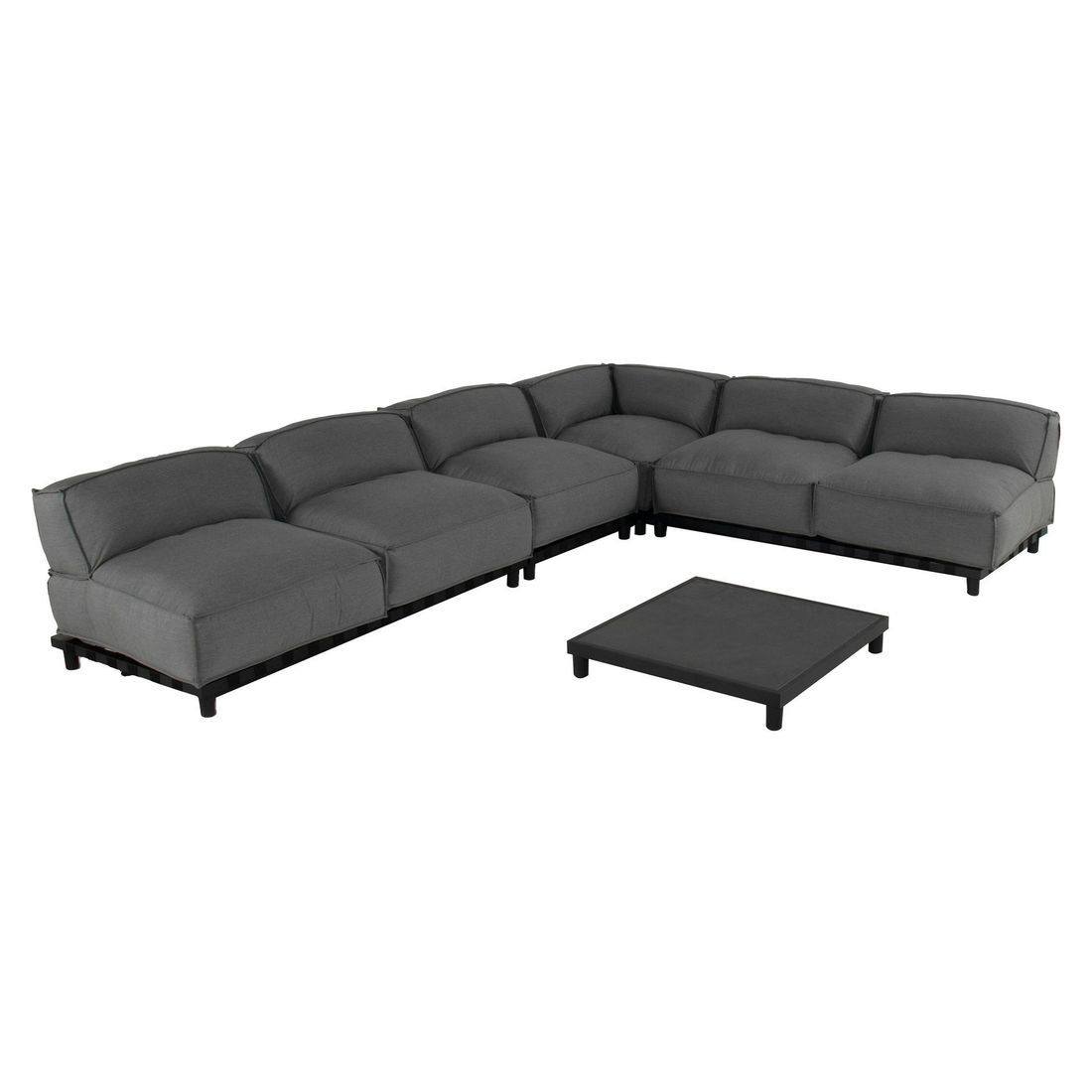Schöner Wohnen Vlieland Loungeset inkl. Loungetisch Aluminium