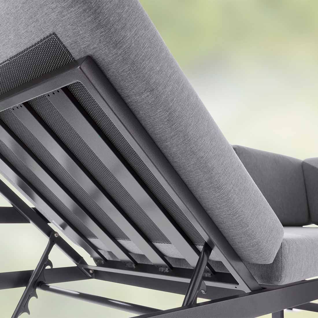 Sieger Adelaide Gartensofa Aluminium/Sunproof