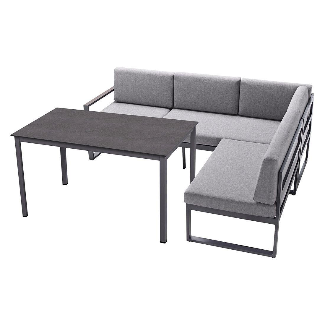 Sieger Adelaide Dininglounge Tisch 120x80cm Aluminium/Sunproof