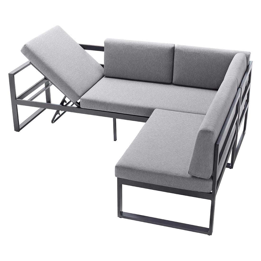 Sieger Adelaide Dininglounge Tisch 120x80cm Aluminium/Sunproof
