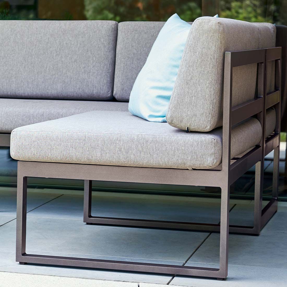 Sieger Adelaide Dininglounge Tisch 120x80cm Aluminium/Sunproof