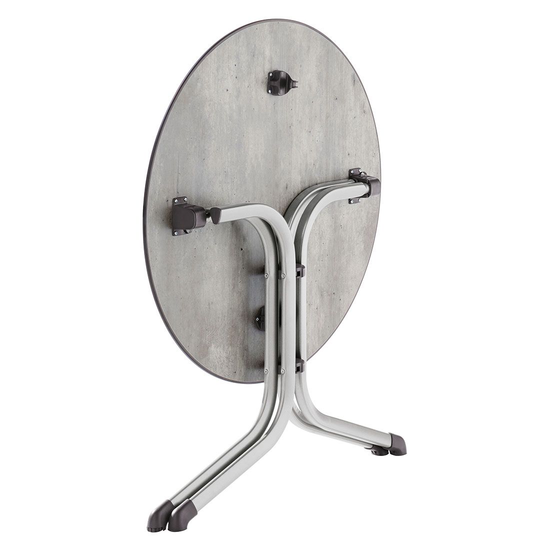 Sieger Boulevard Klapptisch Ø85cm Stahl/Polytec
