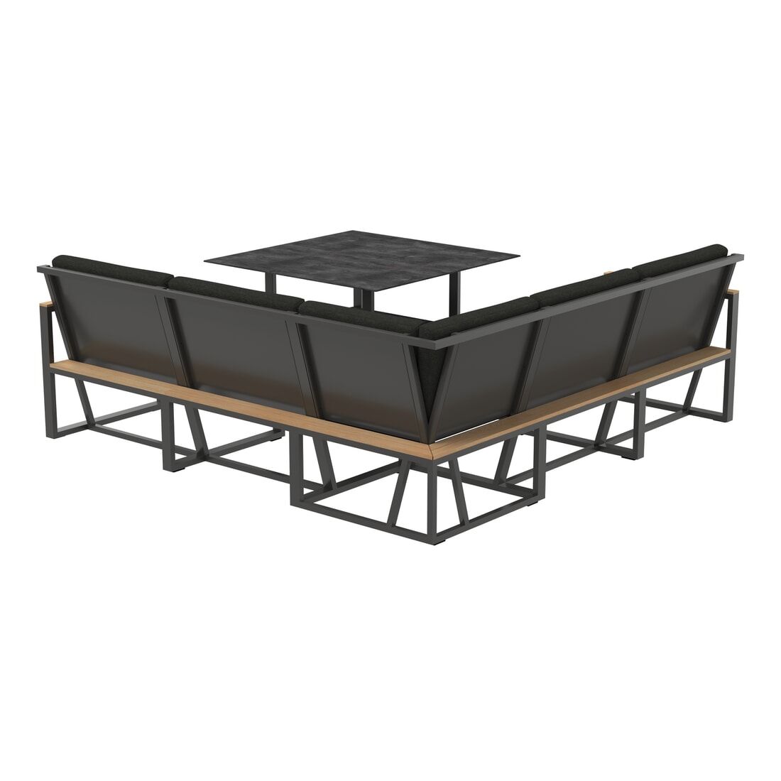 Sieger Havanna Dininglounge 5-tlg Alu/Sunproof
