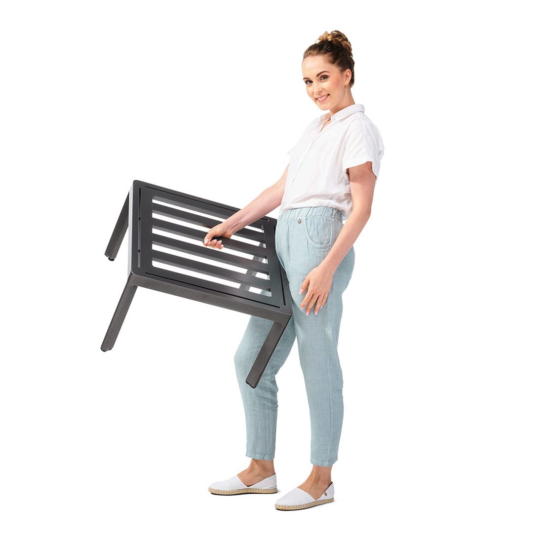 Sieger Lugo Lounge Basis Aluminium