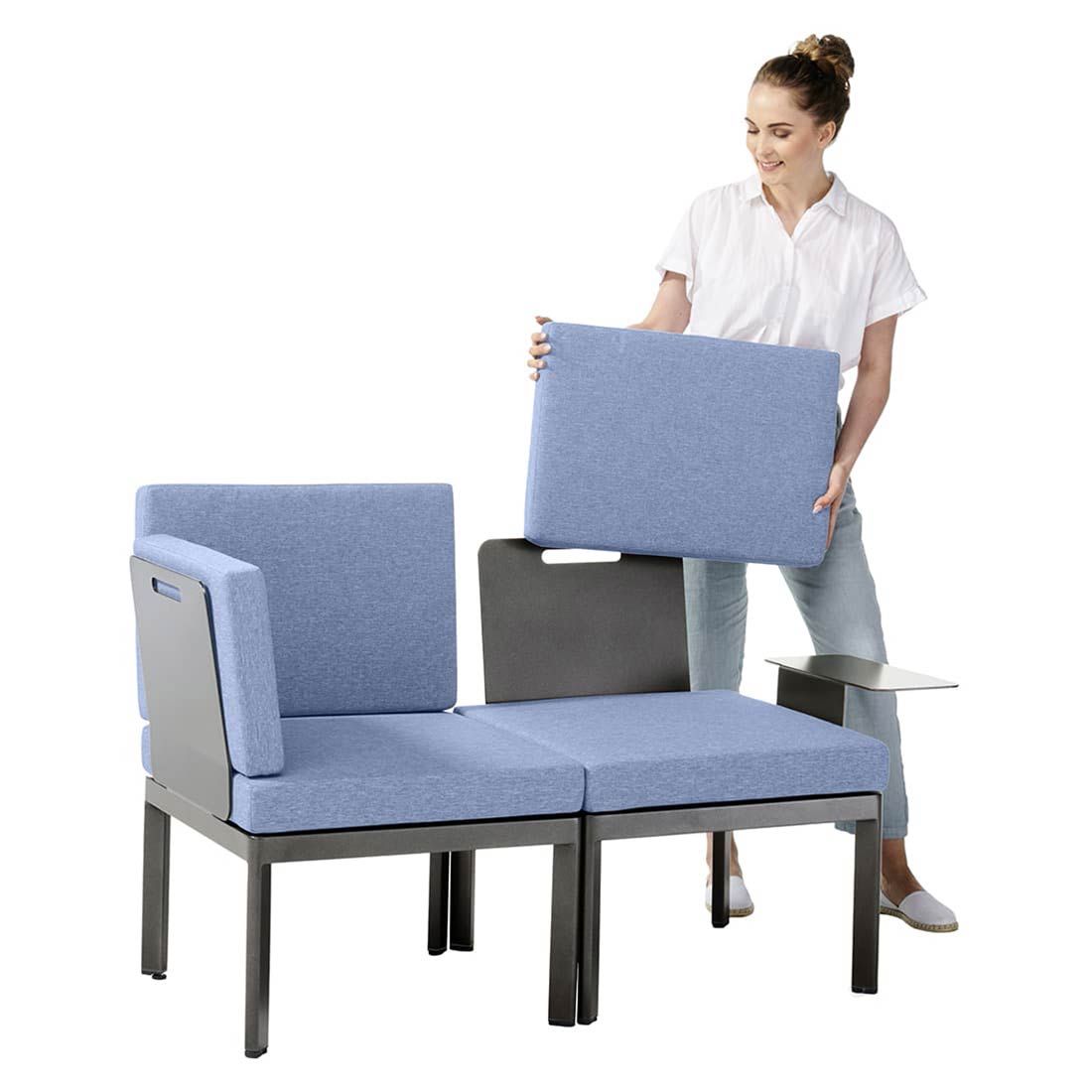 Sieger Lugo Lounge Basis Aluminium