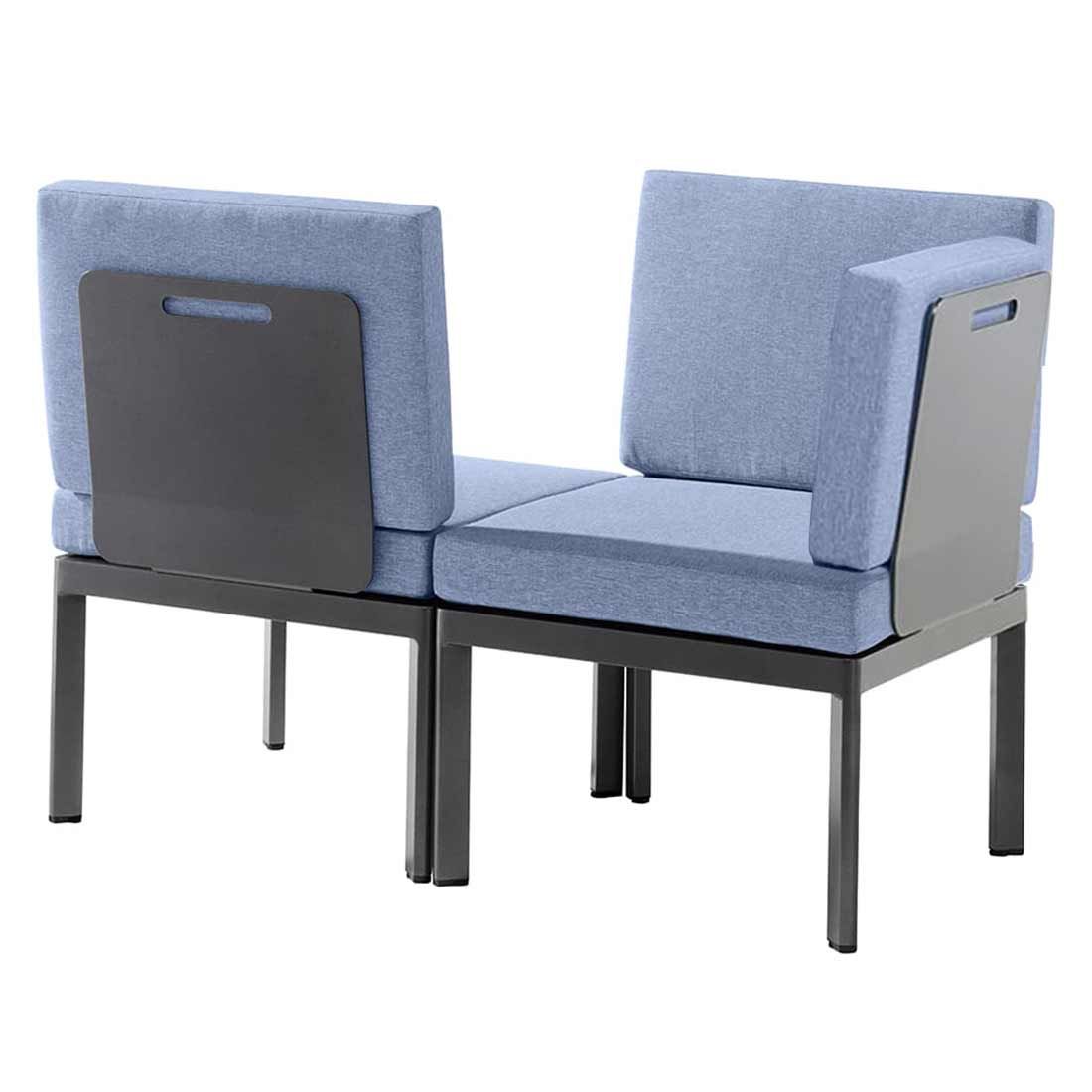 Sieger Lugo Gartensofa Aluminium/Sunproof