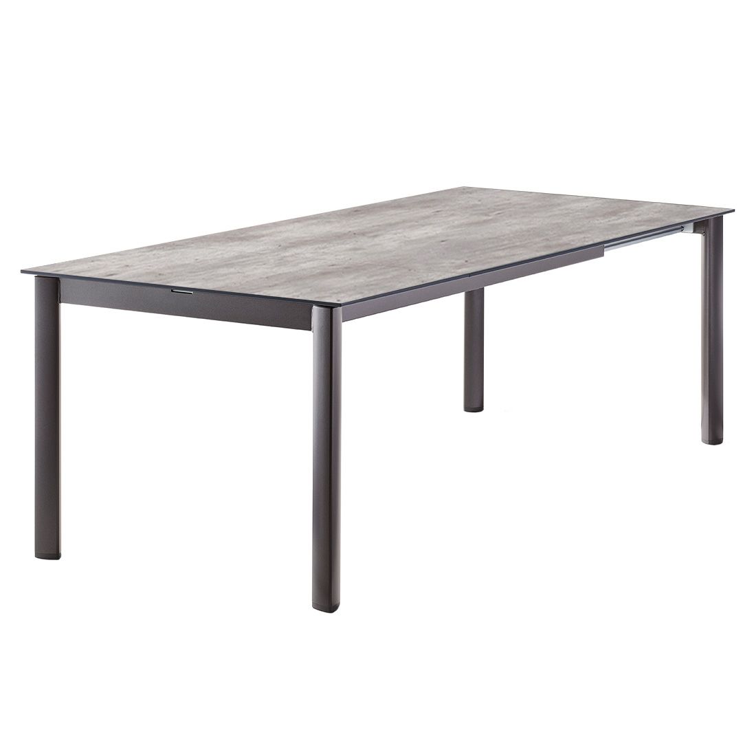 Sieger Gartentisch-Platte 165x100cm inkl. 2 Einlegeplatten Polytec