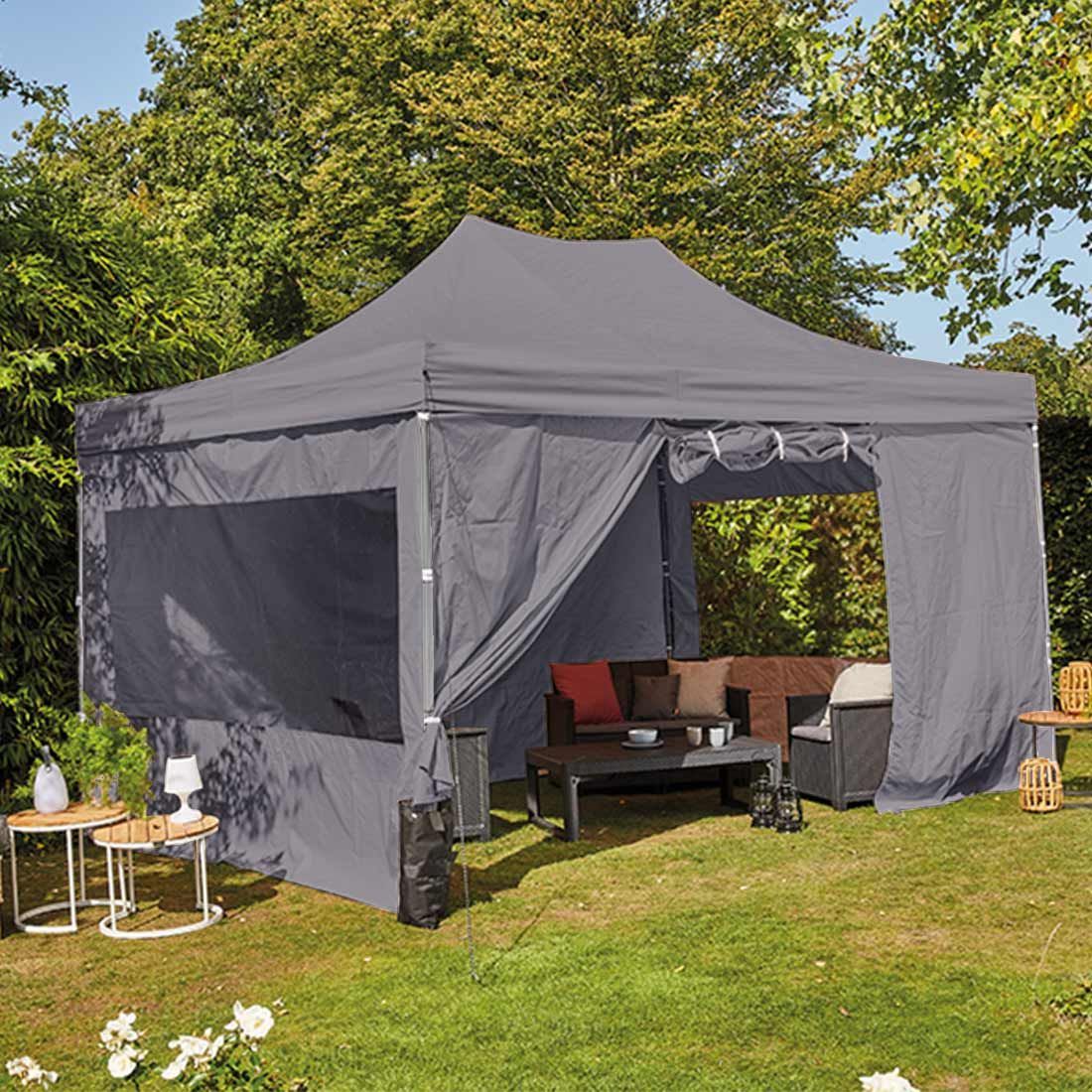 Siena Garden Allrounder Gartenpavillon 450x300cm Stahl/Polyester