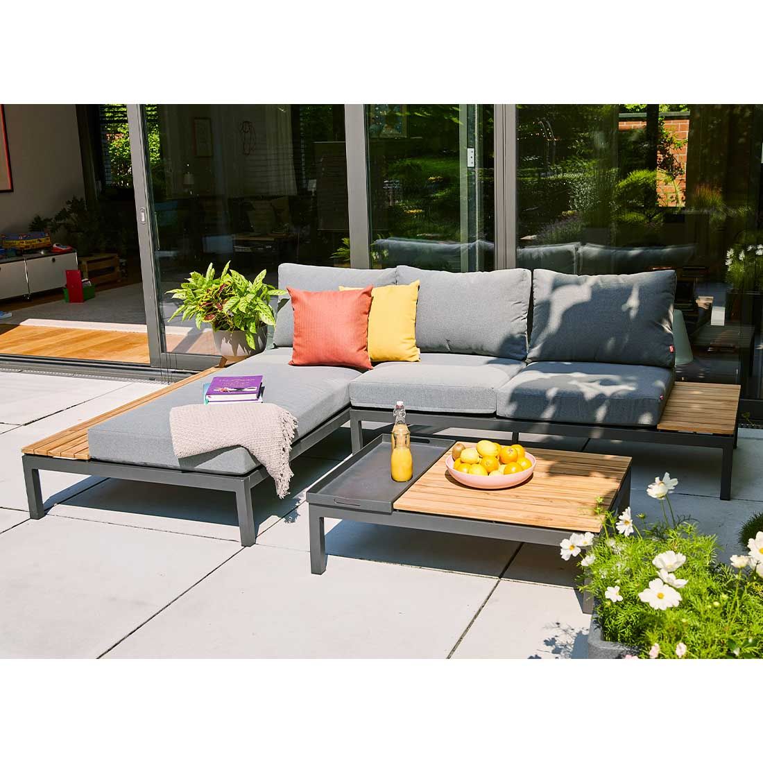 Siena Garden Alvida Ecklounge Aluminium/Polyester