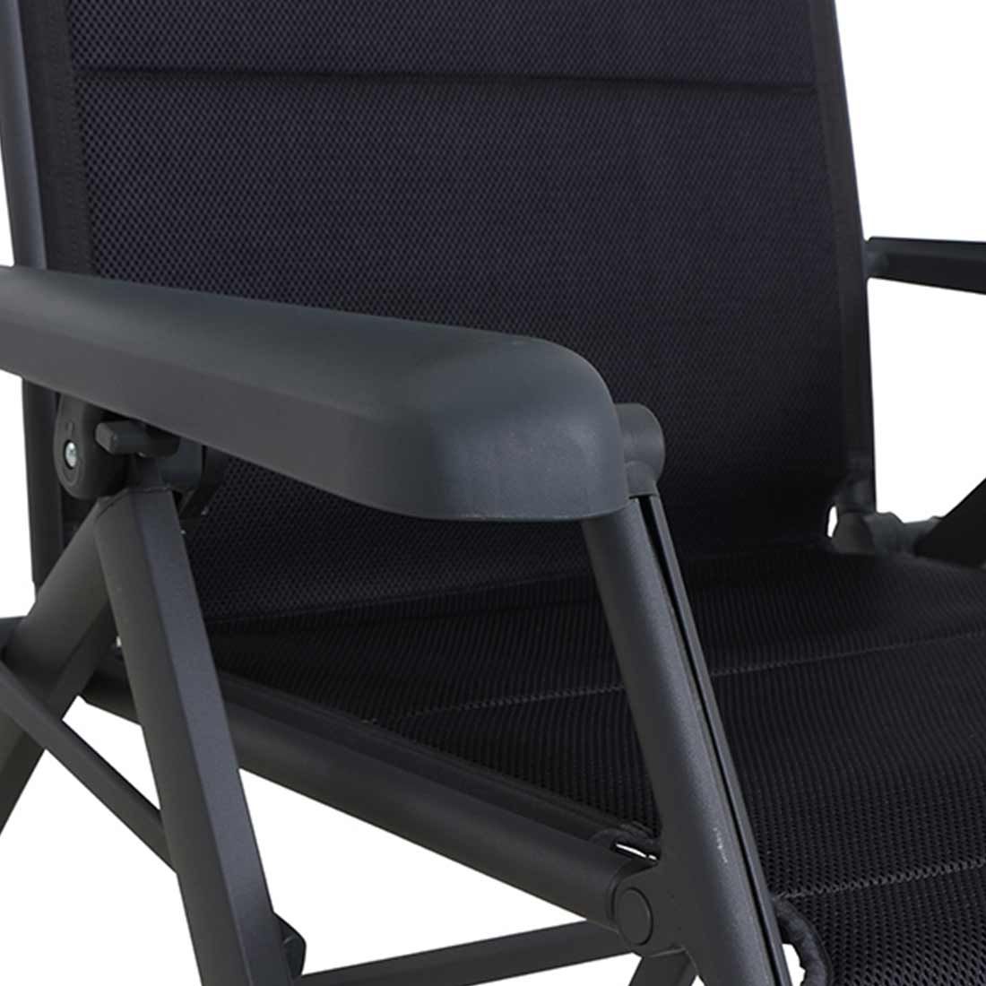 Siena Garden Premium Camping Relaxliege Aluminium/2D Mesh