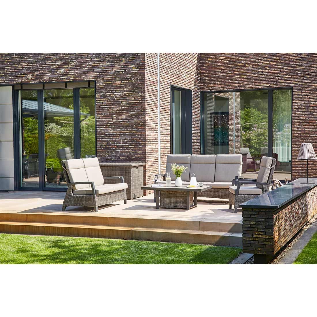 Siena Garden Corido Loungebank Gardino-Geflecht/Kunstfaser