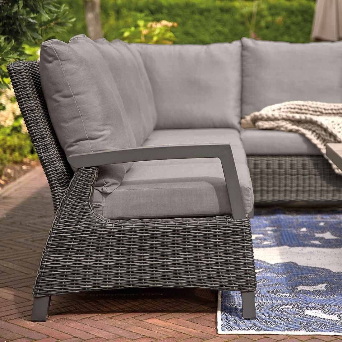 Siena Garden Corido Dininglounge 5-teilig Aluminium/Geflecht