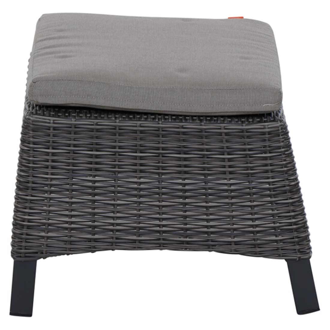 Siena Garden Corido Loungehocker Geflecht inkl. Kissen