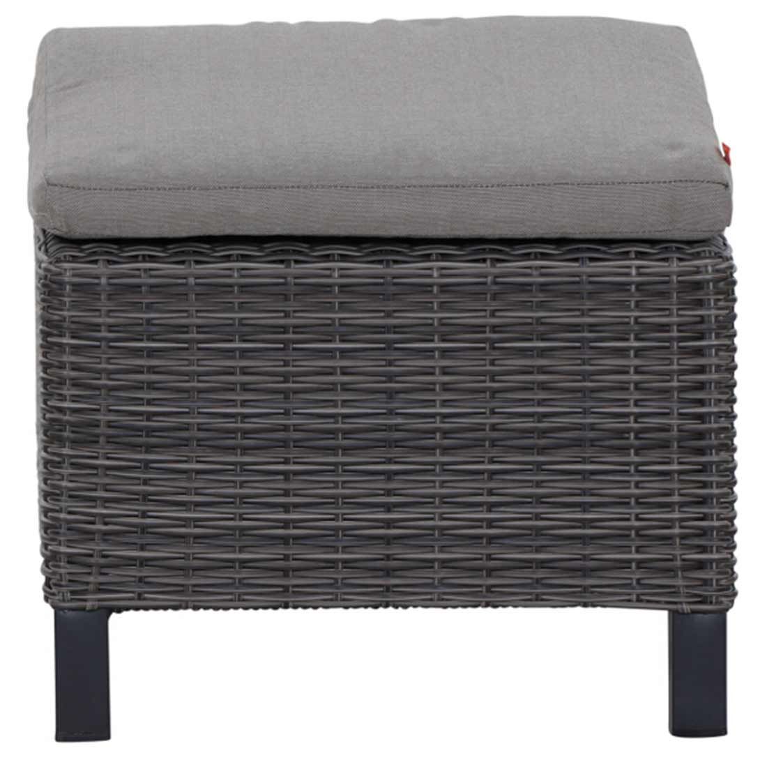 Siena Garden Corido Loungehocker Geflecht inkl. Kissen