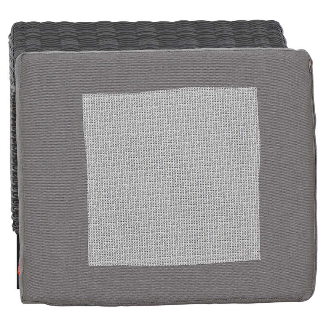 Siena Garden Corido Loungehocker Geflecht inkl. Kissen