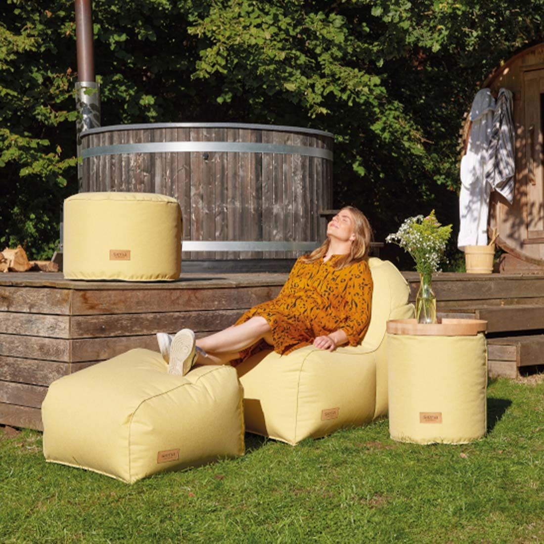 Siena Garden FLOW.U Round Sitzsack Ø 60 cm