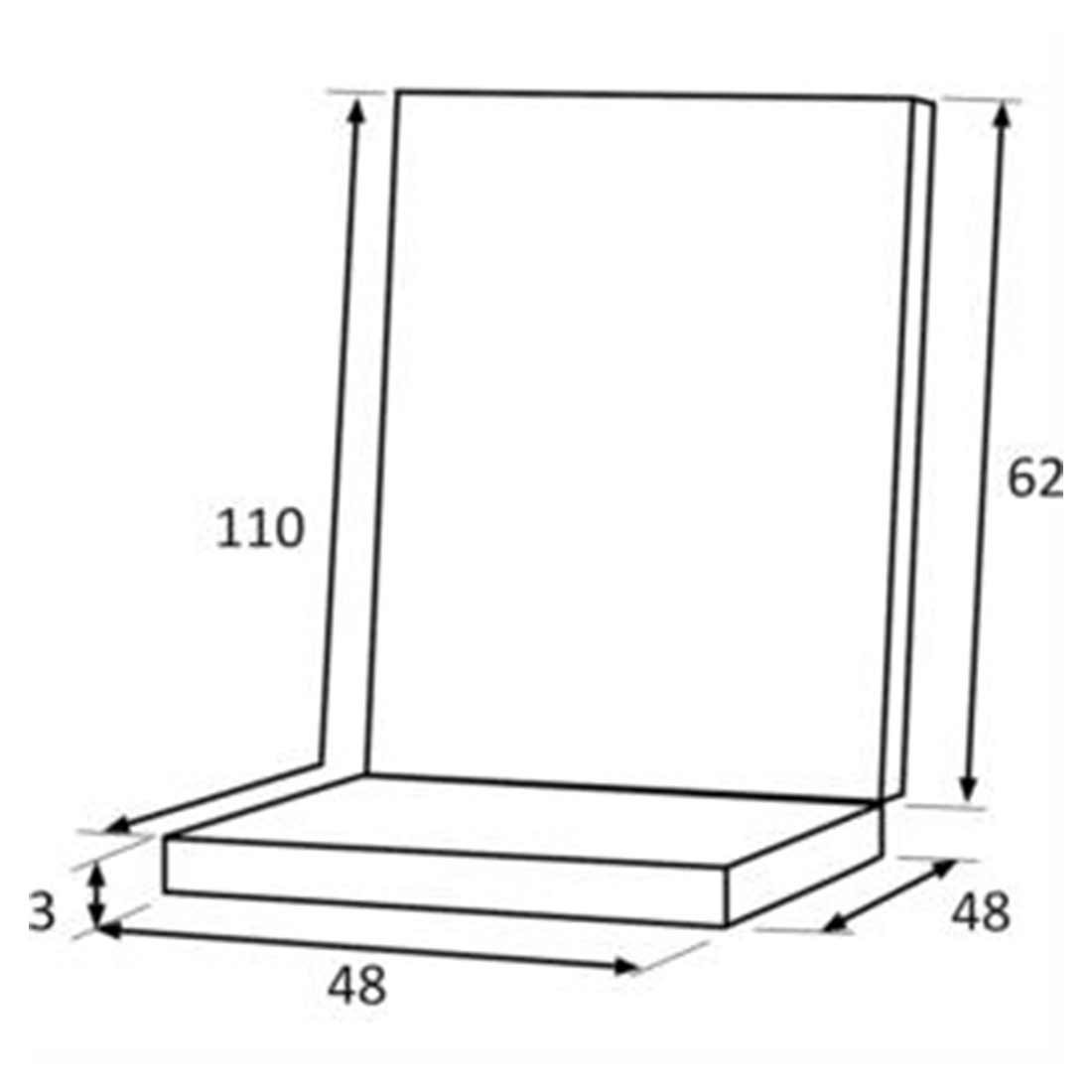 Siena Garden Musica Gartenstuhlauflage Mittellehner 48x110cm Olefin
