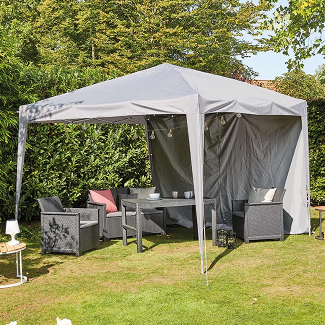 Siena Garden Starter Gartenpavillon 300x300cm Stahl/Polyester