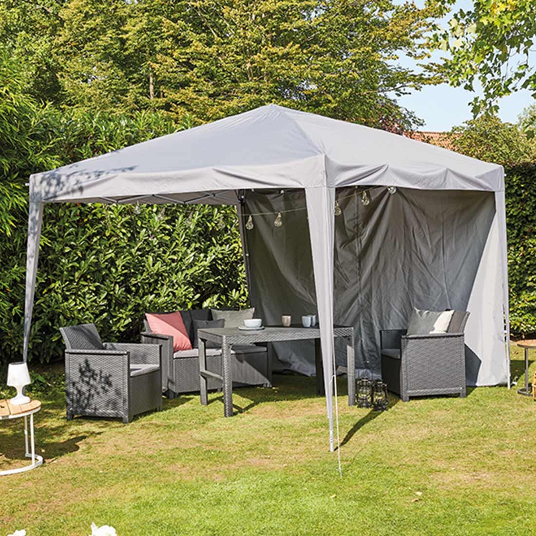 Siena Garden Starter Gartenpavillon 300x300cm Stahl/Polyester