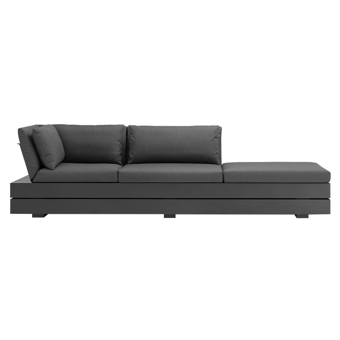 Solpuri Boxx Gartensofa Aluminium/Acryl inkl. Sitzkissen