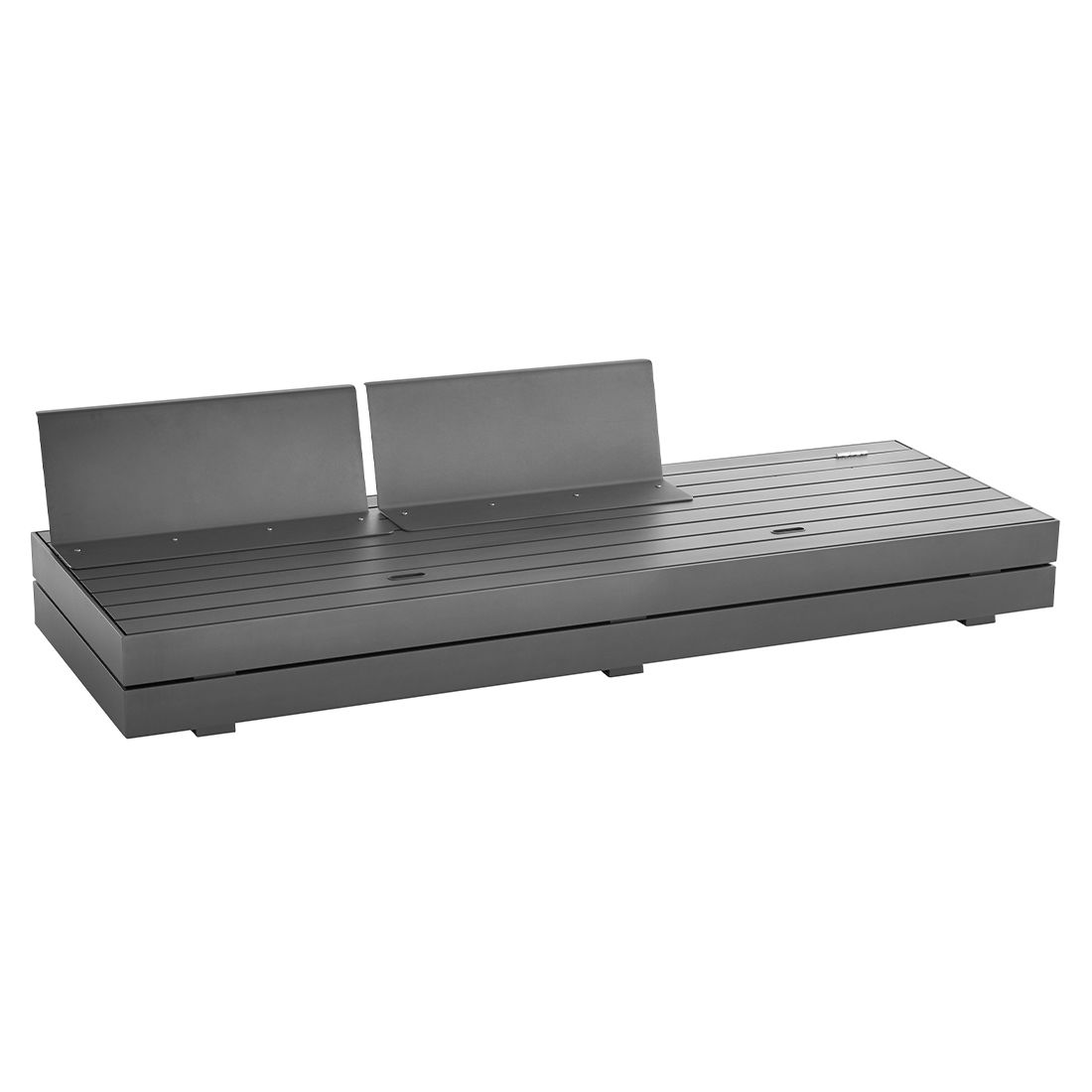 Solpuri Boxx Gartensofa Aluminium/Acryl inkl. Sitzkissen